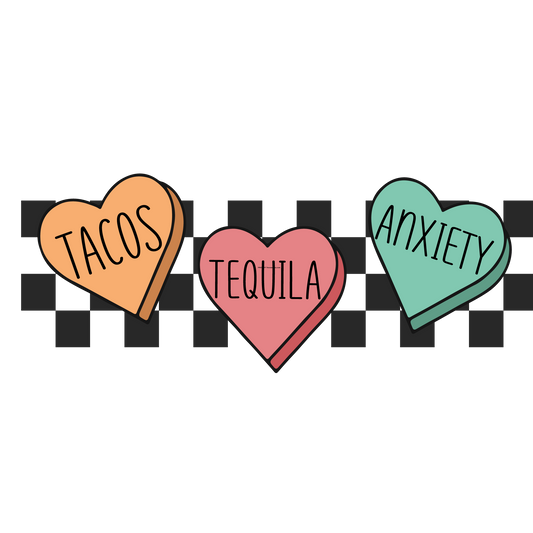 Tacos Tequila Full Color Transfer - Pro DTF Transfers