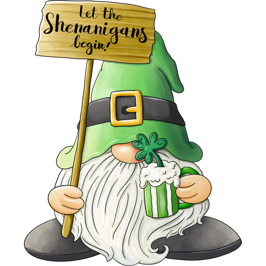 Shenanigans Gnome Full Color DTF Transfer - Pro DTF Transfers