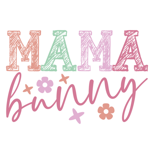 E120 Mama Bunny 2 Full Color DTF Transfer - Pro DTF Transfers