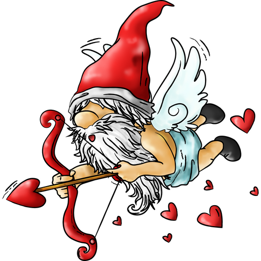 Gnome Valentine Full Color Transfer - Pro DTF Transfers