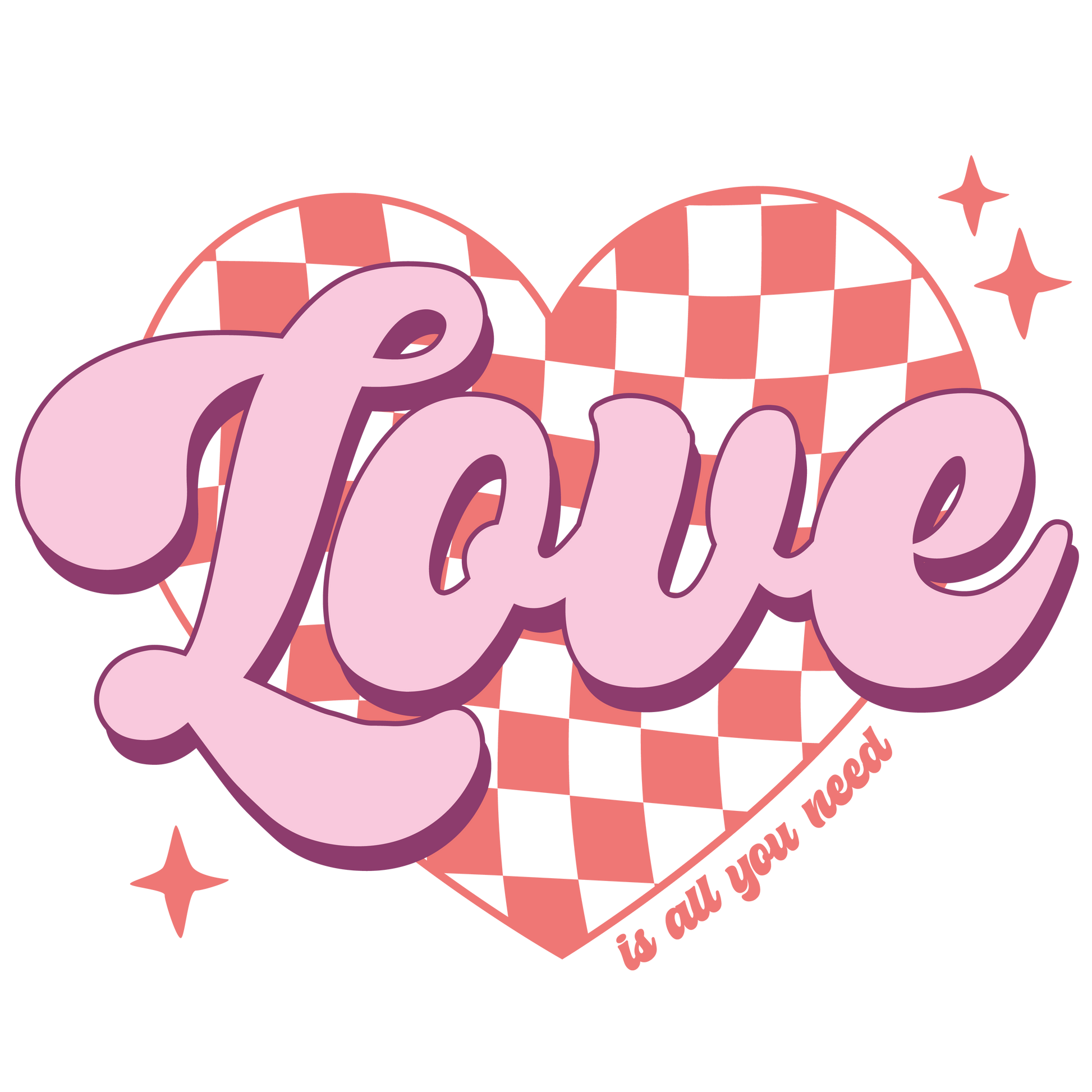 Love is All you Need Full Color Transfer - Pro DTF Transfers