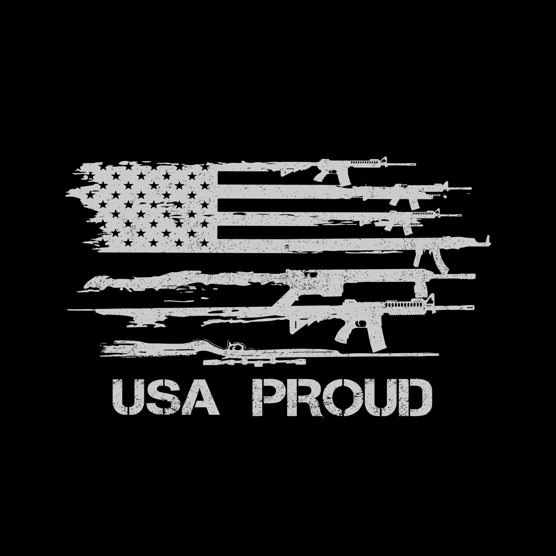 USA Proud Full Color DTF Transfer - Pro DTF Transfers