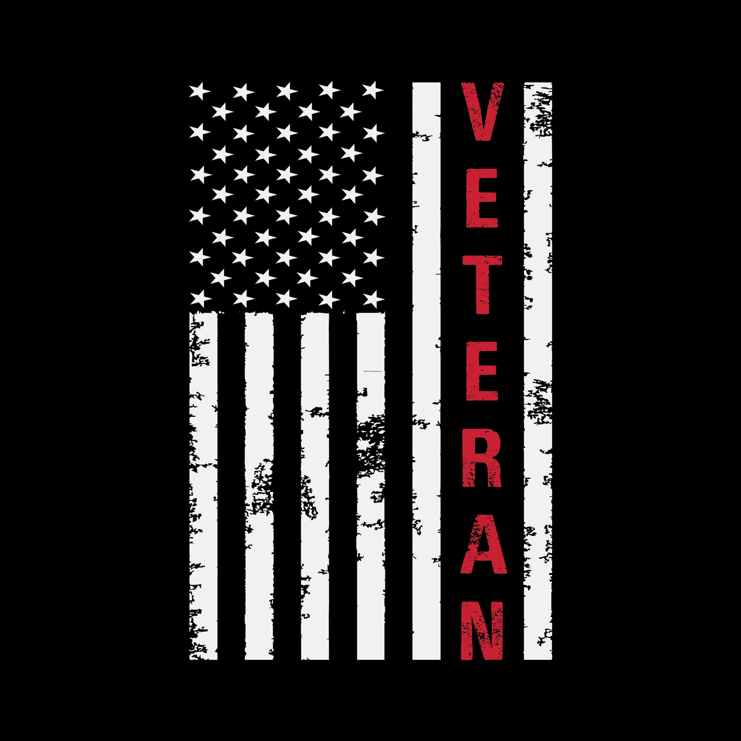 V34 Veteran Flag 2 Full Color DTF Transfer - Pro DTF Transfers