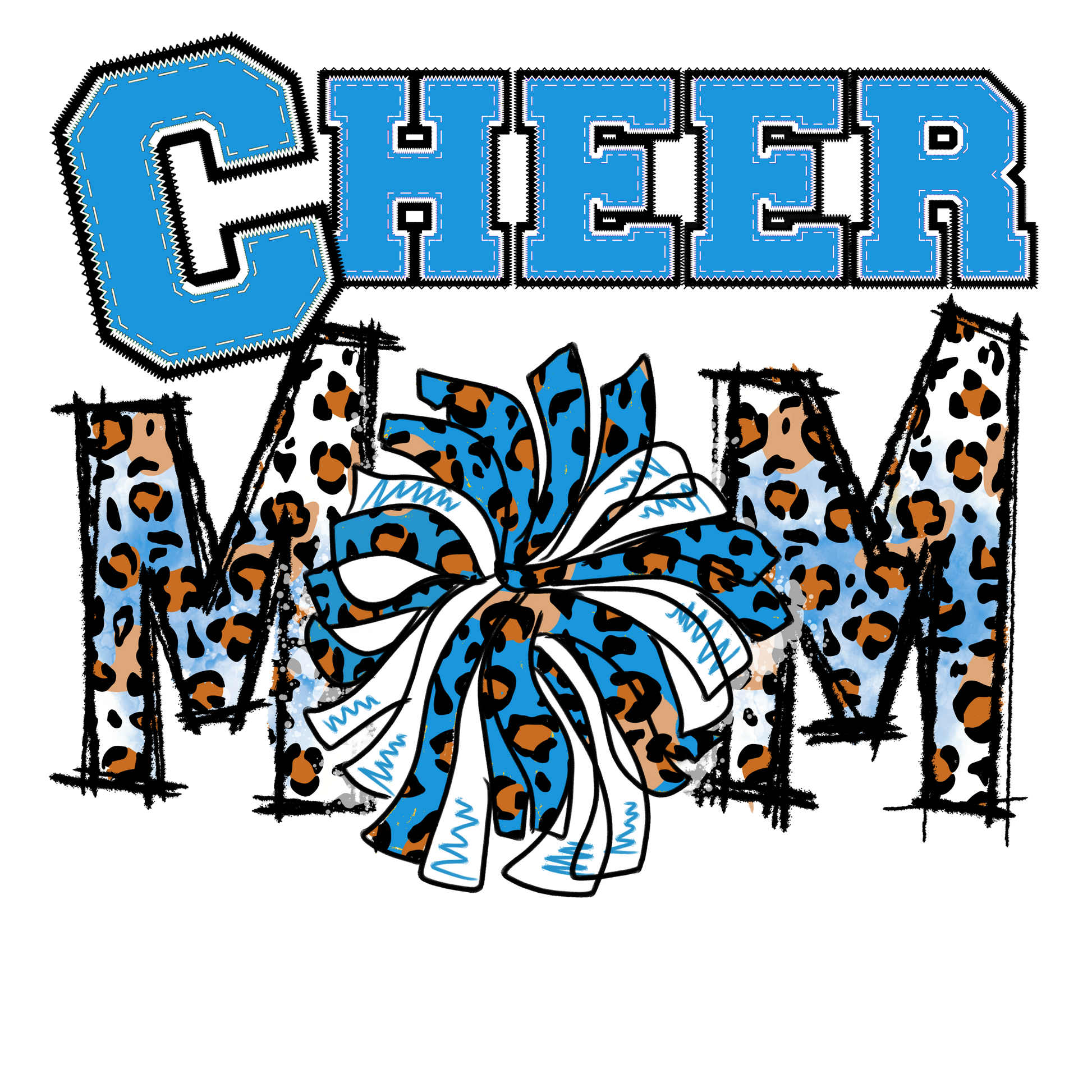 S15 Cheer MoM Full Color DTF Transfer - Pro DTF Transfers