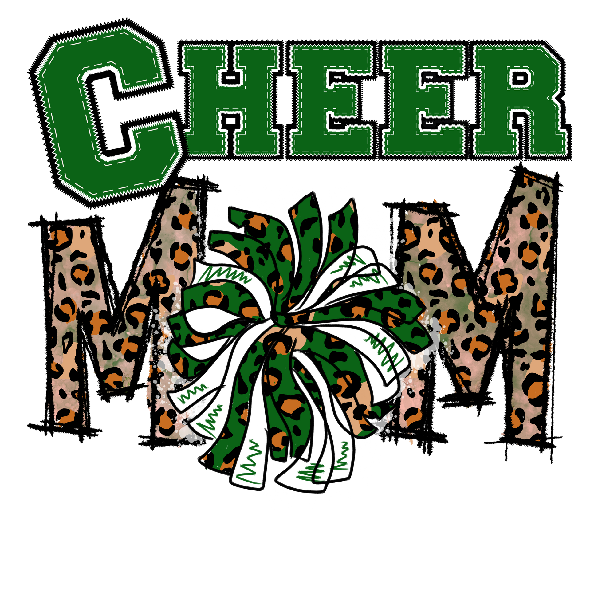 S16 Cheer MoM Full Color DTF Transfer - Pro DTF Transfers