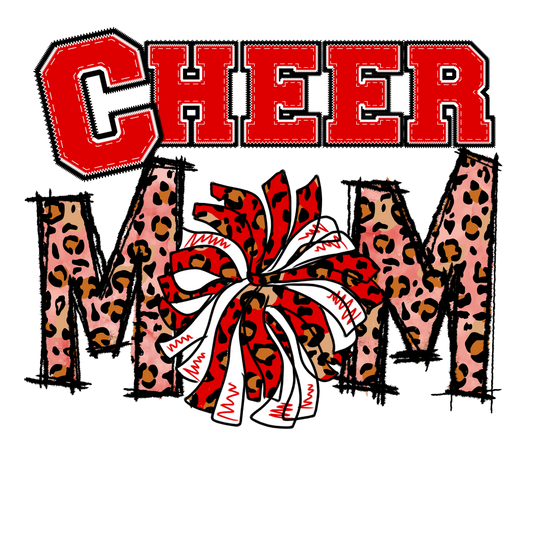 S21 Cheer MoM Full Color DTF Transfer - Pro DTF Transfers
