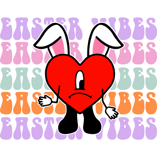 BB29 Bad Bunny Easter Vibes Full Color DTF Transfer - Pro DTF Transfers