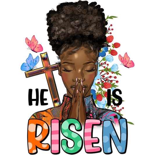 E62 He is Risen 7 Full Color DTF Transfer - Pro DTF Transfers
