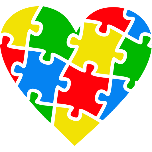 AA15 Autism 10 Full Color DTF Transfer - Pro DTF Transfers