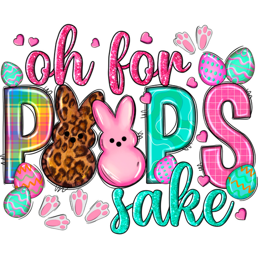 E105 For Peeps Sake Full Color DTF Transfer - Pro DTF Transfers