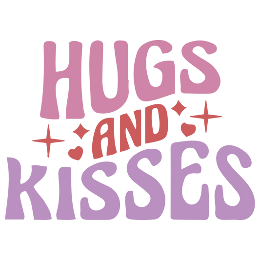 Hugs and Kisses Full Color Transfer - Pro DTF Transfers