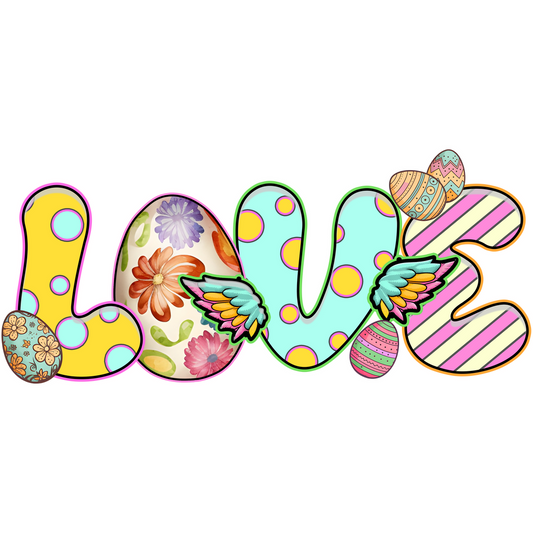 Easter Love 1 Full Color DTF Transfer - Pro DTF Transfers