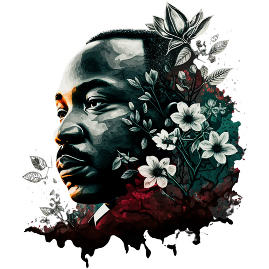 BH71 MLK Flowers Full Color DTF Transfer - Pro DTF Transfers