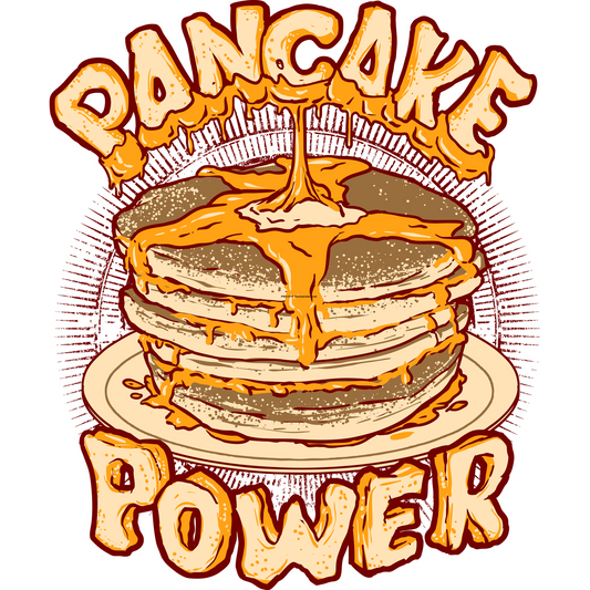 FV10 Pancake Power Full Color DTF Transfer - Pro DTF Transfers