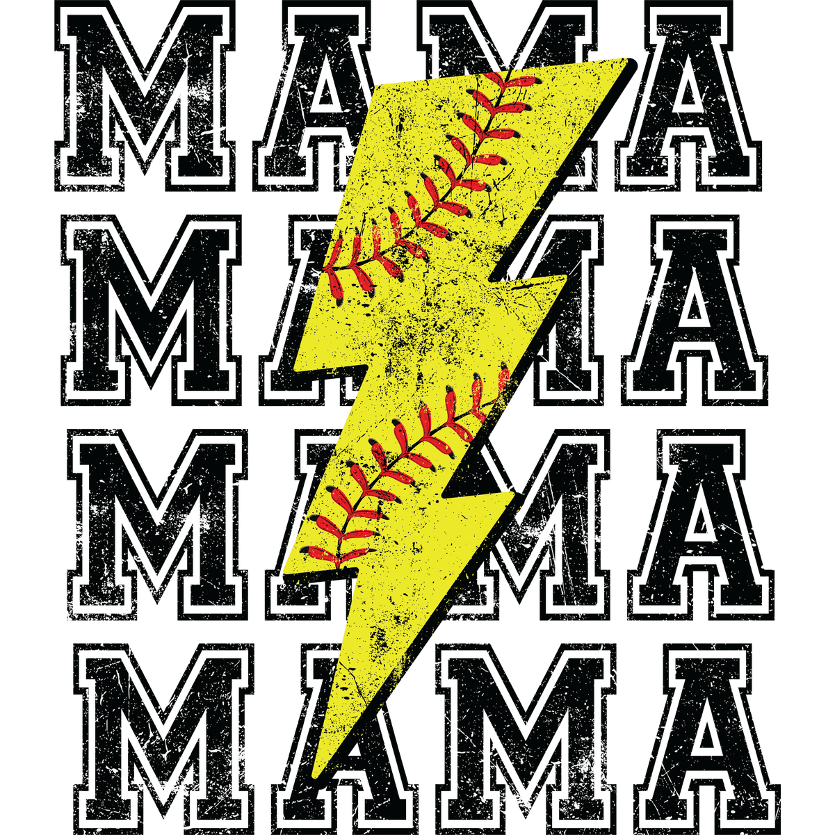 S27 SoftBall Mama Mama Mama Full Color DTF Transfer - Pro DTF Transfers