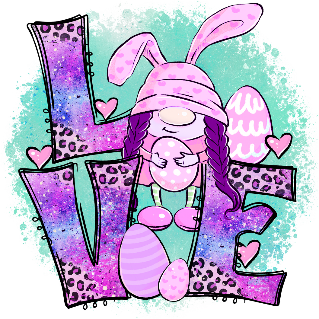 E34 Easter Love Full Color DTF Transfer - Pro DTF Transfers