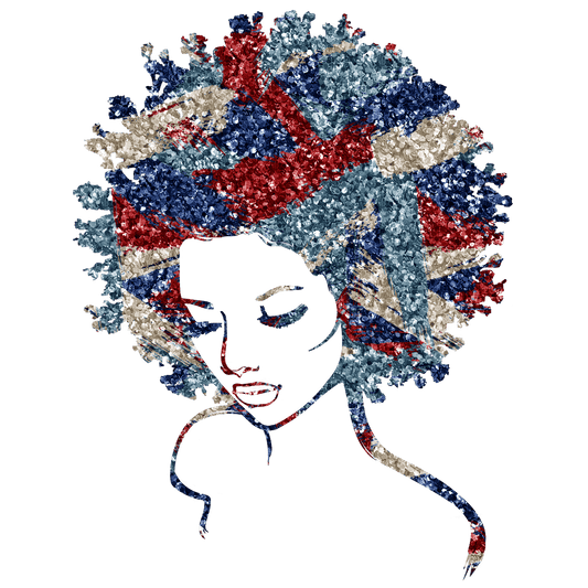 J97 4th of July Woman Full Color DTF Transfer - Pro DTF Transfers